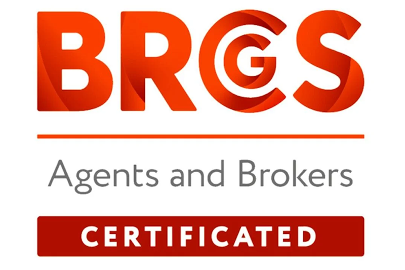 brcgs agents uk certificated agent logo